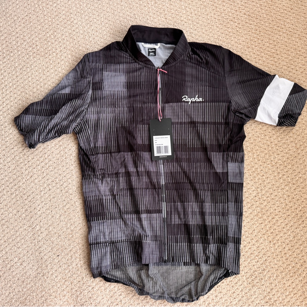 Rapha Monochrome Checkered Cycling Jersey